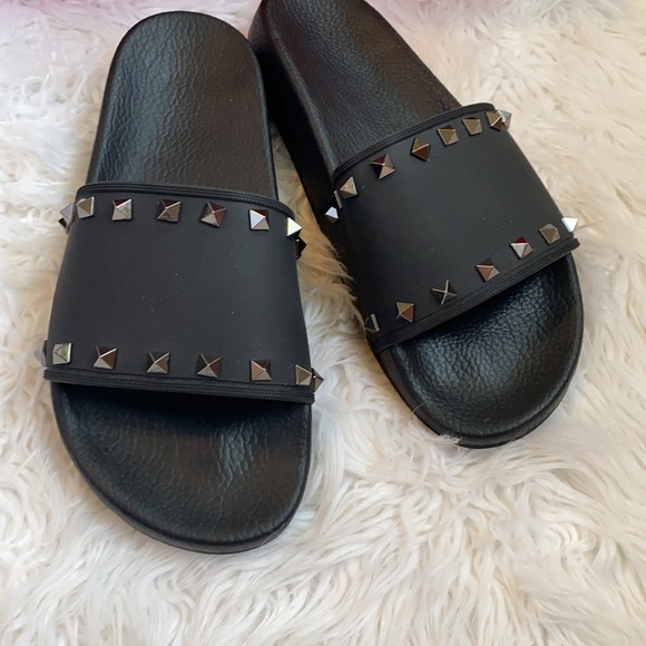 Valentino ROCKSTUD SLIDE size 9-10 - Picture 2 of 6